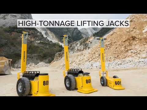 Heavy Duty Jacks for Mining and Industrial Applications - Mammut Jack Range up to 150 Ton