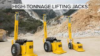 Heavy Duty Jacks for Mining and Industrial Applications  Mammut Jack Range up to 150 Ton Capacity