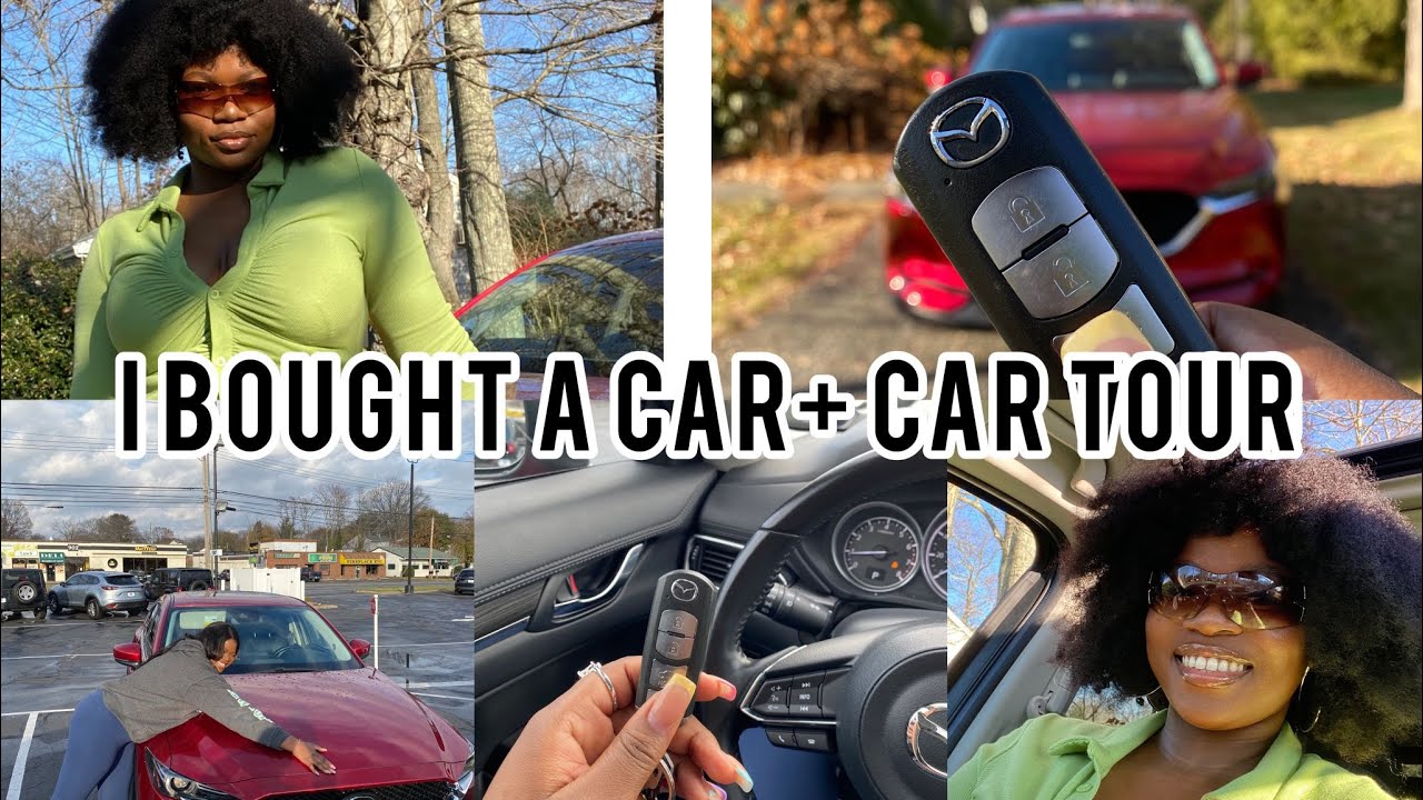 I just bought my first car - and it's a Mazda! Here's my car tour ...