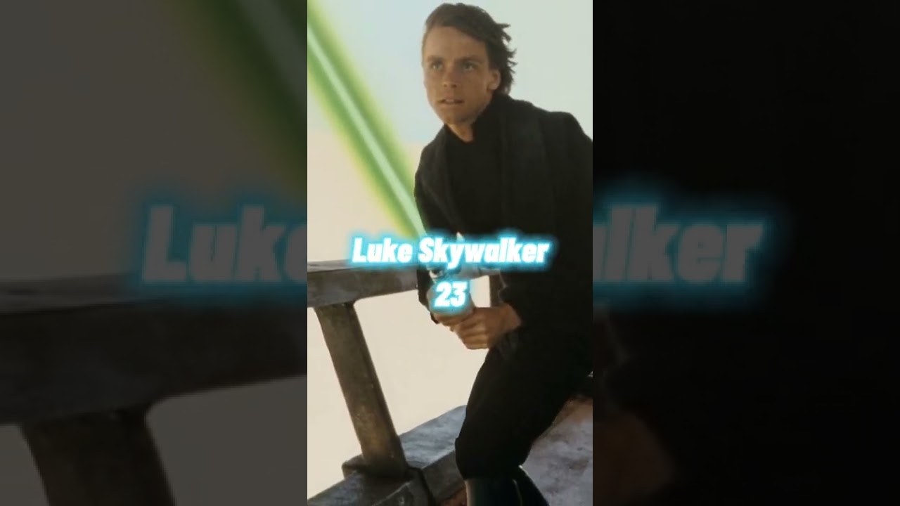 Star Wars characters ages ROTJ