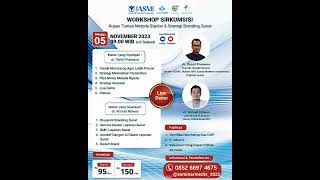 Workshop Sirkumsisi Kupas Tuntas Metode Bipolar Dan Strategi Branding Sunat Pada 5 November 2023