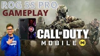 ASUS ROG 5S PRO : Call Of Duty Mobile Gameplay | TechPro Beast