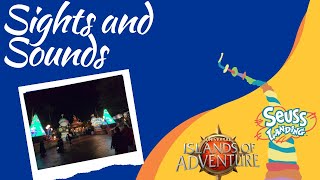 Grinchmas Walk around Seuss Landing Islands of Adventure Universal Orlando Christmas Sights & Sounds