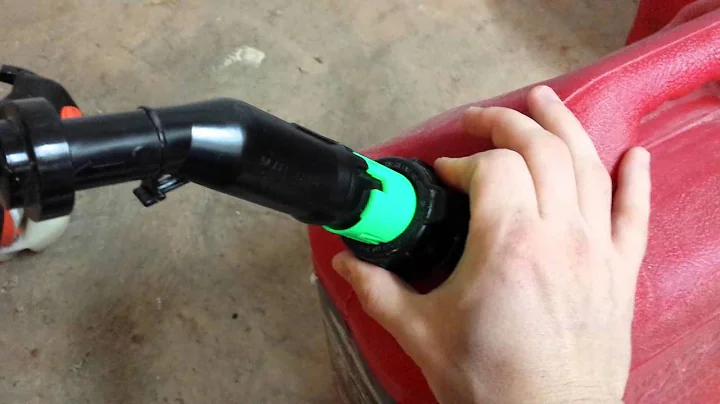 How to stop a gas can spout from leaking