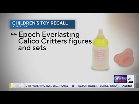 Millions of Calico Critters children's toys recalled after 2 deaths