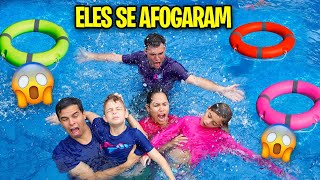 VÍDEO DE 1 HORA NA PISCINA SEM CORTES! - O DIA INTEIRO DE FÉRIAS!