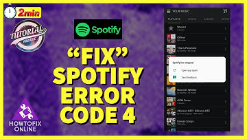 How to Fix Spotify Error Code 4 Instantly?