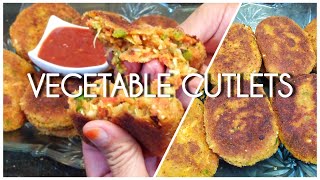 Crunchy Vegetable Cutlets Recipe (Ramzan Special Recipe)