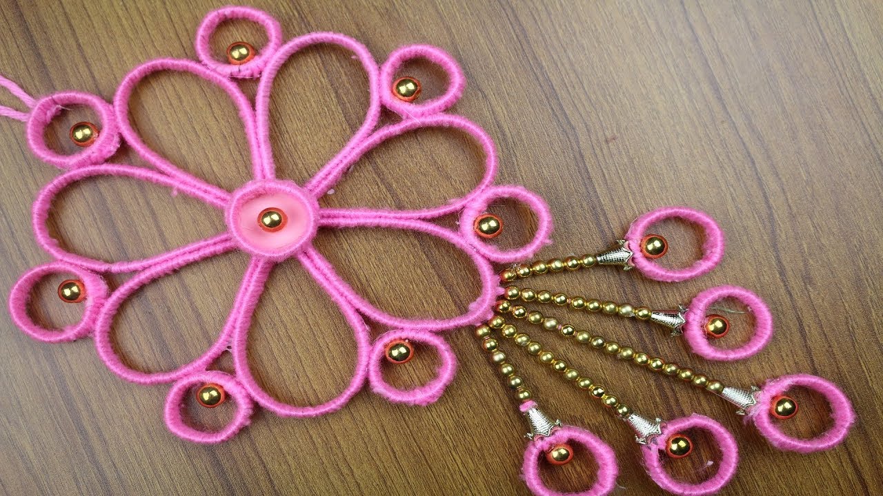 How To Make Beautiful Woolen Door/Wall Hanging For Home Decor Best