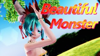 ≡MMD≡ Hatsune Miku - Beautiful Monster / StayC [4KUHD60FPS]