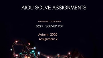 8623 assignment 2 autumn 2020