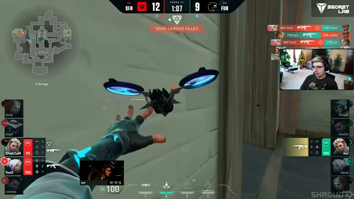 Shroud Reacts to Sentinels Defeat Furia in Valorant Champions: Berlin !