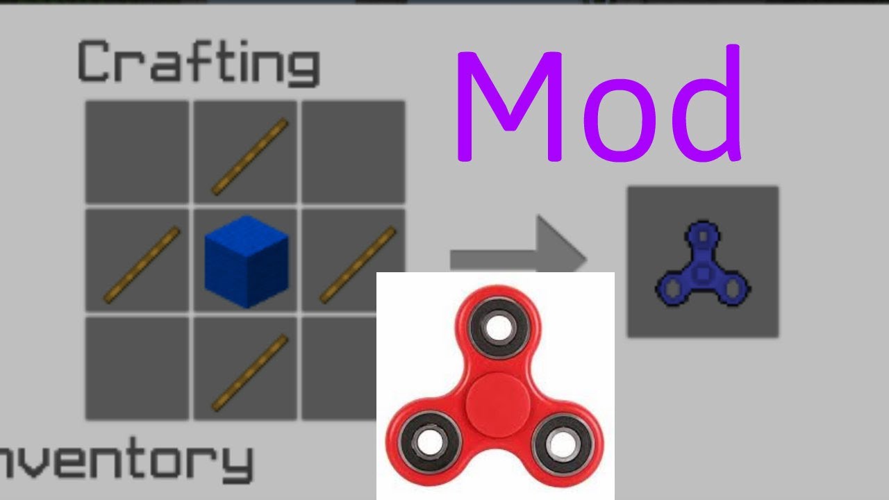 Mod Hand Spinner Minecraft! - YouTube