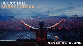 Becky Hill, Sonny Fodera - Never Be Alone (Extended Mix) Official Visualiser Resimi