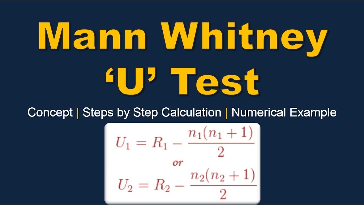 Non-parametric independent-samples T-test (Mann-Whitney U test