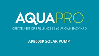 Aquapro AP960SP Solar Pump