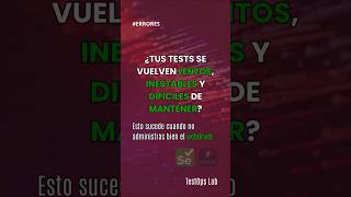 Errores comunes al usar WebDriver que debes evitar
