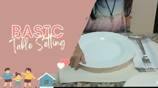 Basic Table Setting | 4-Year Old Activity | Modern Ina