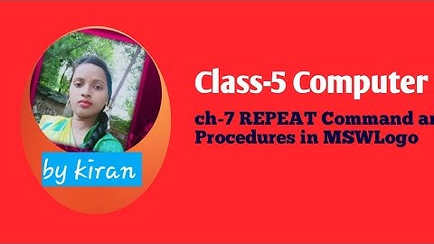 REPEAT Command and Procedures  in MSWLogo