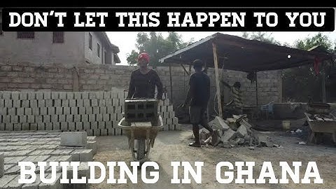 Building in Ghana: Foundation Block  Work And Damp Proofing | Cost of Building Materials in Ghana