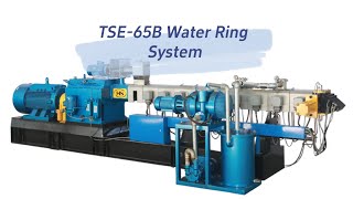 TSE-65 twin screw extruder for black masterbatch