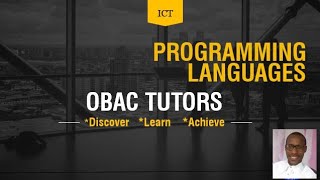 Programming Languages - Basics