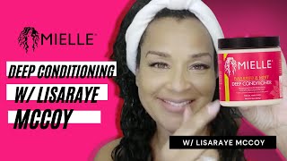 Deep Conditioning With Lisaraye Mielle Organics