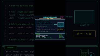 Area of Rectangle using python| Basic Code #coding #programming #engineeringstudents