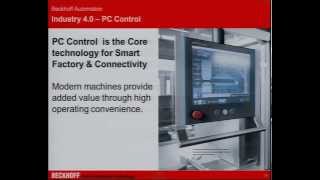 PC based Control Concepts for Smart Factory
