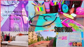 Study vlog ?productive day | organize study table✍️ | medical student lifembbsvlog neet trending