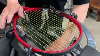 Yonex Stringing Team  This is how we string tennis rackets.