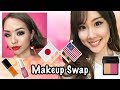 Japan VS American Makeup Swap! with fukuse yuuri