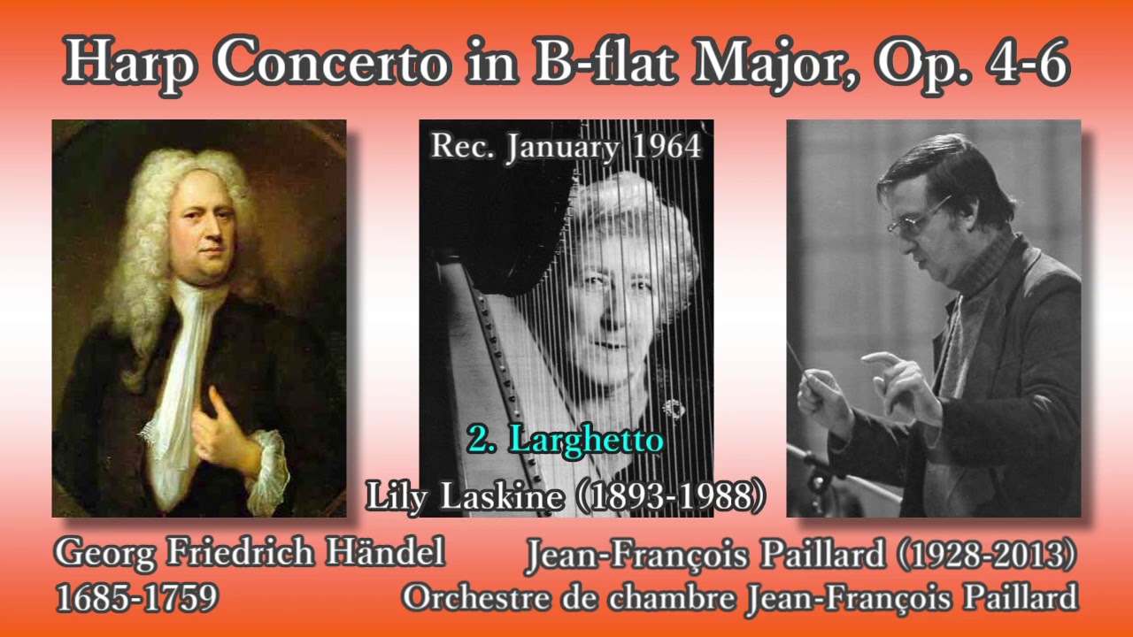 Boieldieu: Harp Concerto, Laskine & Paillard (1964) ボイエルデュー
