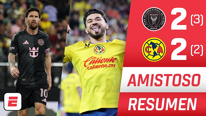 INTER MIAMI de LIONEL MESSI derrota al AMÉRICA en penaltis. HENRY MARTIN abrió el marcador | Resumen