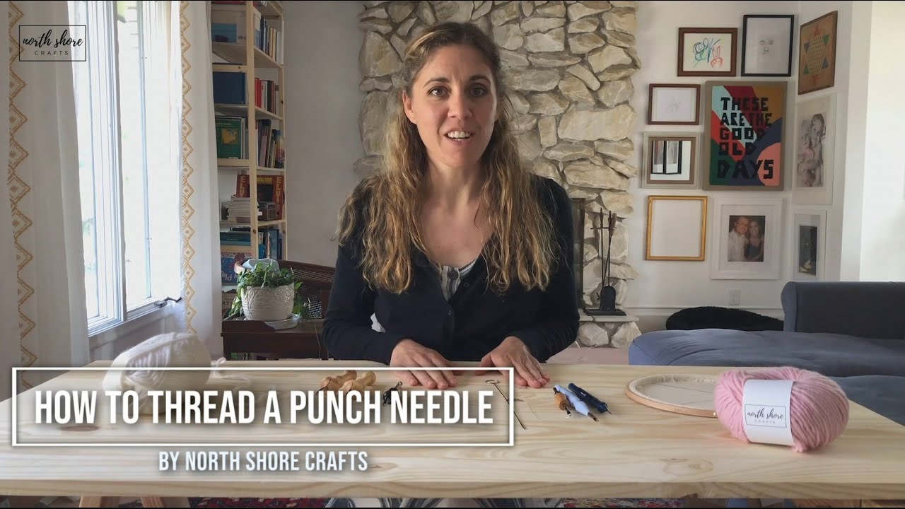 How to Thread a Punch Needle Tool YouTube