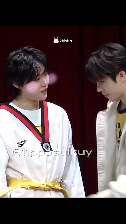 dobby needs help, ok hwanie will comes 💗 #hwanyoung #doyoung #junghwan #treasure #kpop #otp