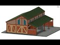 Big Timber Framed Barn Build Part 1 The Design