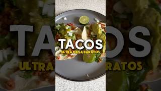 Uno de los tacos más baratos y ricos por excelencia 🫡✨ #tacos #chorizo #soya #recetas #barato