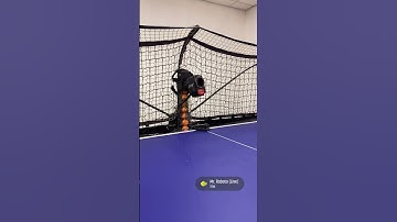 Table tennis robot🙏🏼 #pingpong #tabletennis #robot#trickshots #sports#training @TheRoboPong