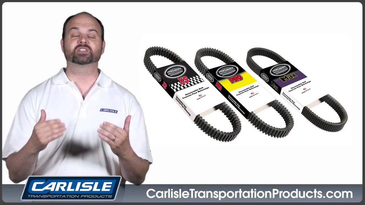 Carlisle Belts Industrial, Powersports and Snowmobile Belts YouTube