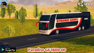 World Bus Driving Simulator |•#13| Paradiso G6 1800 DD Gameplay (1/2)| Route:- São Paulo to Santos screenshot 5