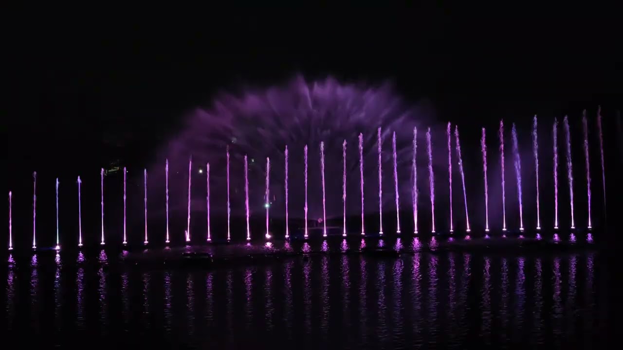 Amazing Light & Fountain Show at Kalinga Institute of Industrial Technology