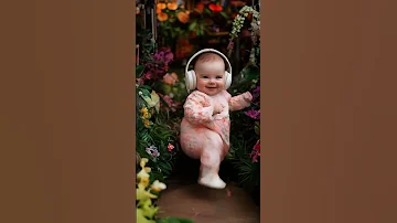 Little Baby Dancing Cutely 