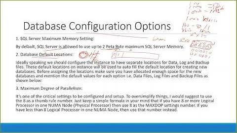 Part 10 SQL Server Administration in Amharic Language Database Configuration Options Part 1