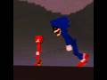 Shin Sonic chase in Melon Playground! #fnf #animation #shorts