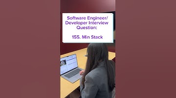 Software Engineer/Developer Interview Question: 155. Min Stack