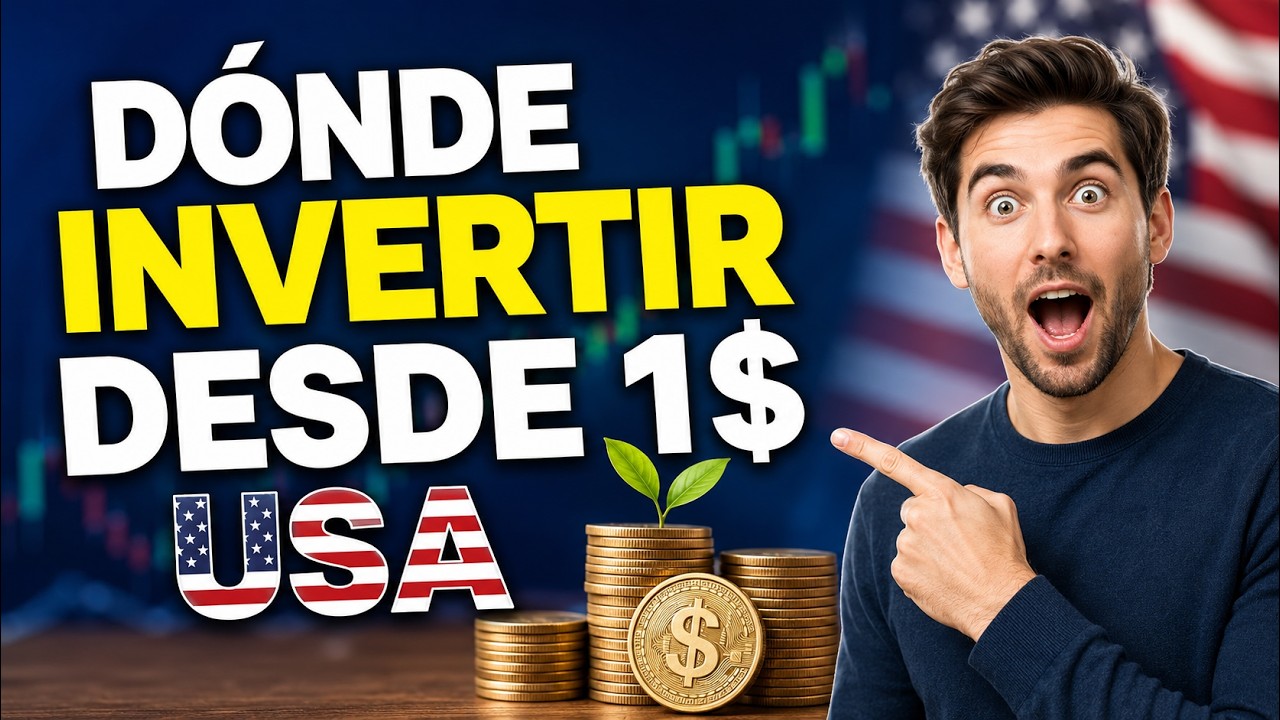 Mejores aplicaciones para invertir desde $1 en Estados Unidos (2026)