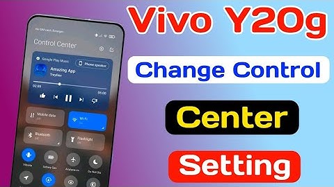 How To Set I Phone 13 Control Center On Vivo Y20g || Vivo Y20g Change Control Center