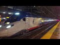 Amtrak Acela (Avelia Liberty) (2 clips) - AMTK 2133 - South Norwalk Station, CT - 10/12/2025