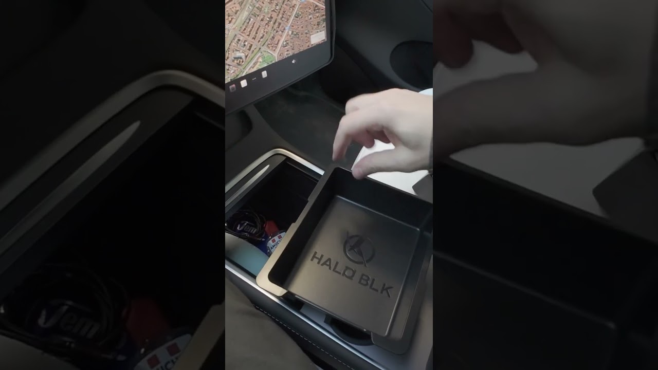 Haloblk Center Console Cup Holder and Organizer HaloBLK Part 14 